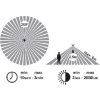LED-Deckenlampe mit PIR-Sensor 12W Tageslicht