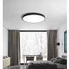 Schwarzes design LED Panel 500mm 36W Warmweiß