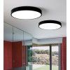 Schwarzes design LED Panel 600mm 48W Neutralweiß