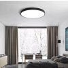 Schwarzes design LED Panel 600mm 48W Neutralweiß